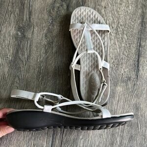 Privo by clarks shoes white sandals orthotic support size 7.5